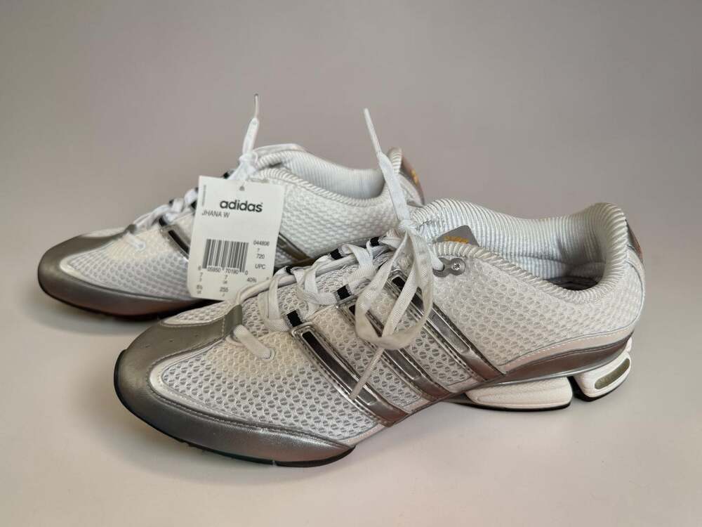 Adidas Jhana W Women's Running Shoes White Silver Size 8.5 - Picture 3 of 6